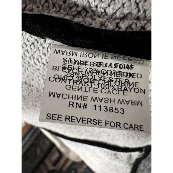 Market & Spruce women’s large Moto jacked long sleeve zip pockets - Picture 11 of 14